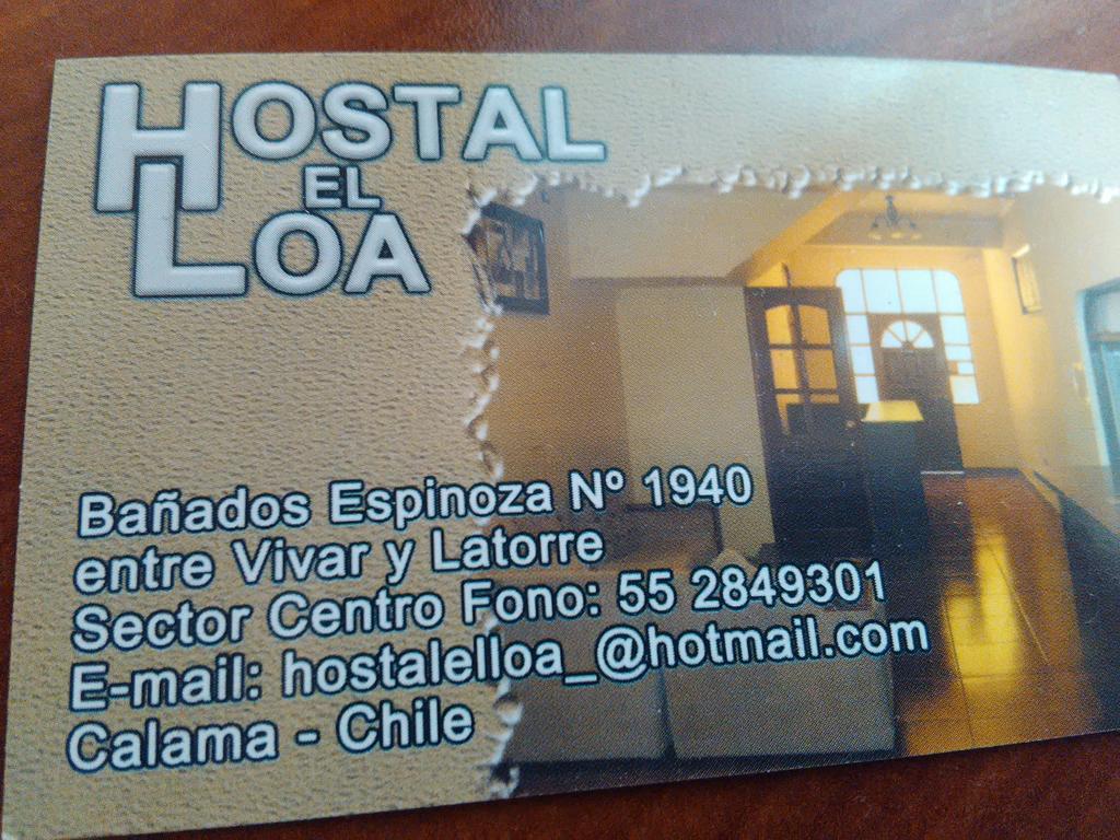 كالاما Hostal El Loa المظهر الخارجي الصورة